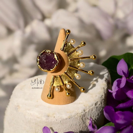 Solar Aura Adjustable Rings