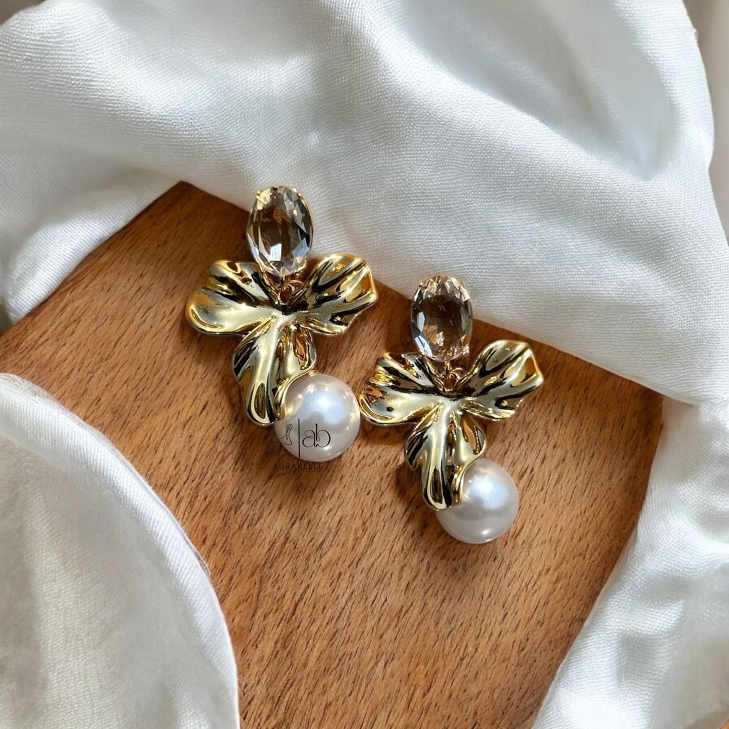 Crystal Fleur Earrings