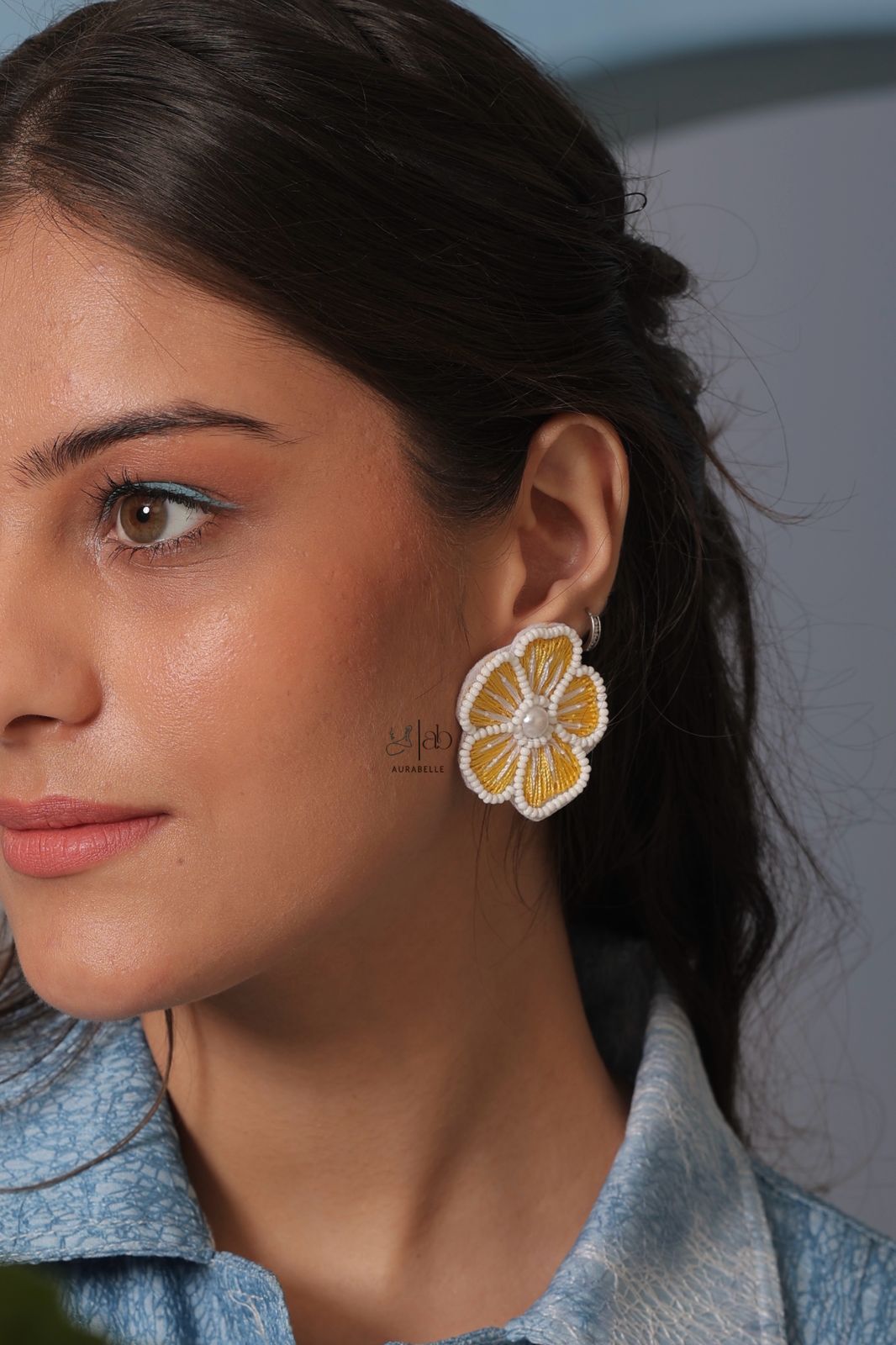 Blooming Beauties Handmade Beaded Earrings