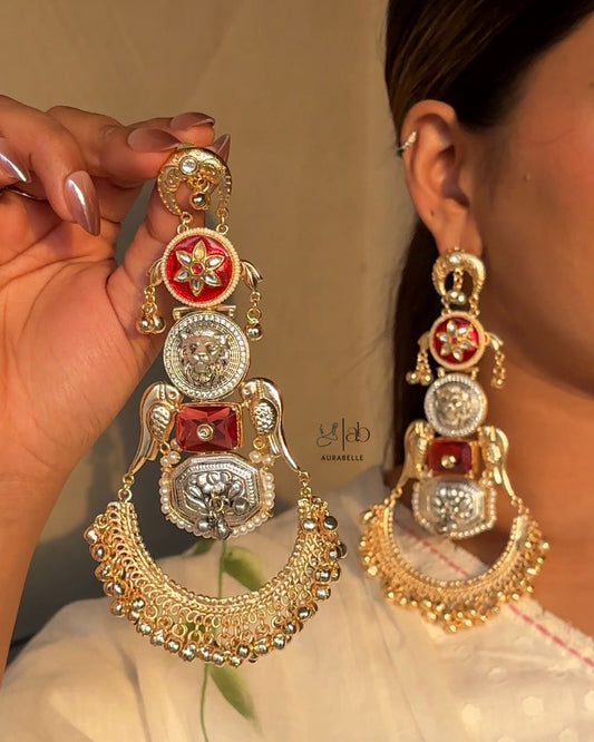 Rani Noor Chandbali - Red