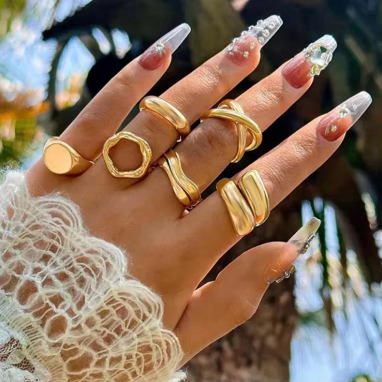 Golden Rings set