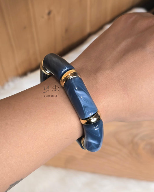 Retro Acrylic Chunky Bracelets- COOL