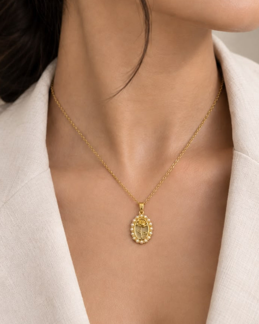 Enamel Necklace - 03