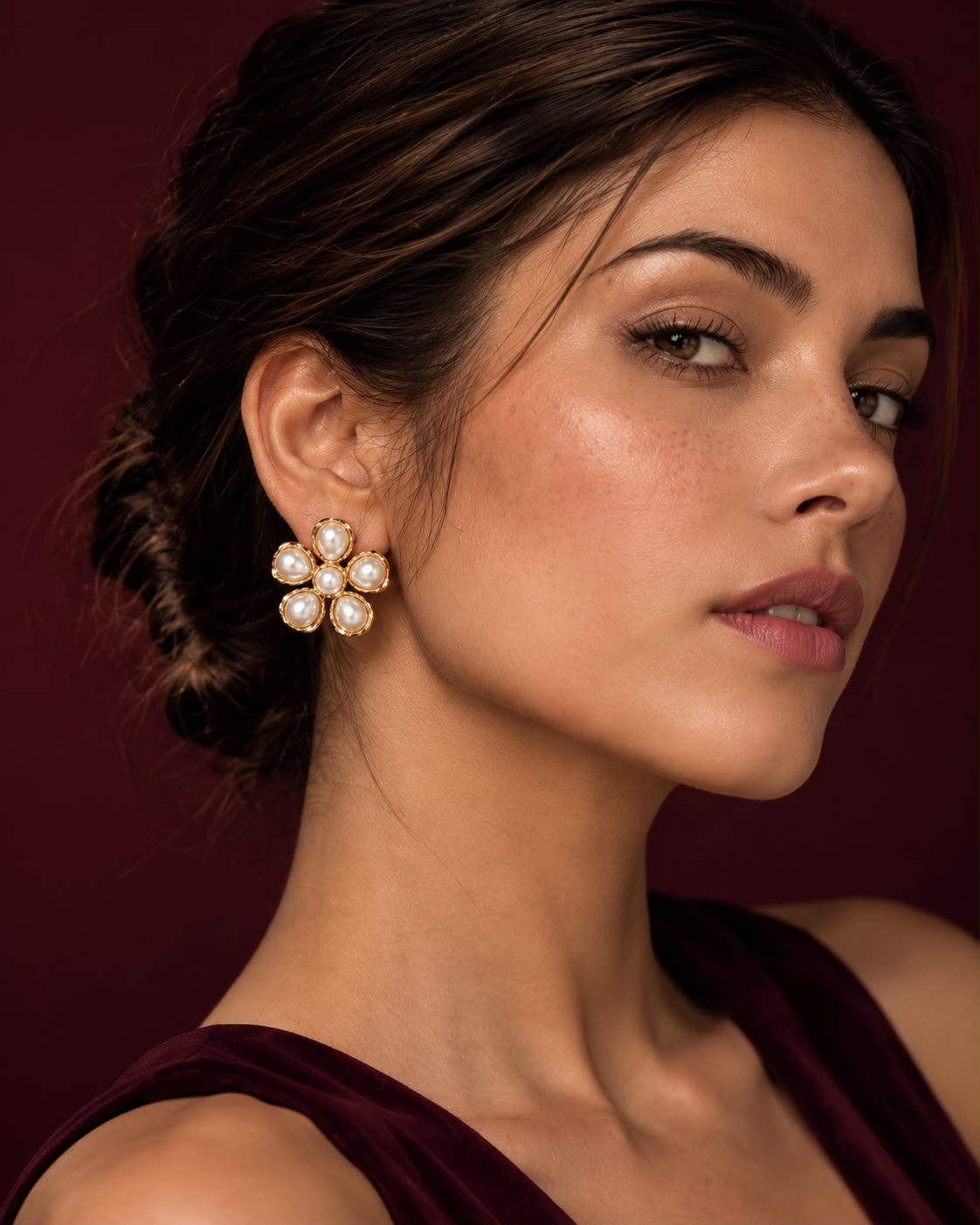 Pearl Bloom Earring