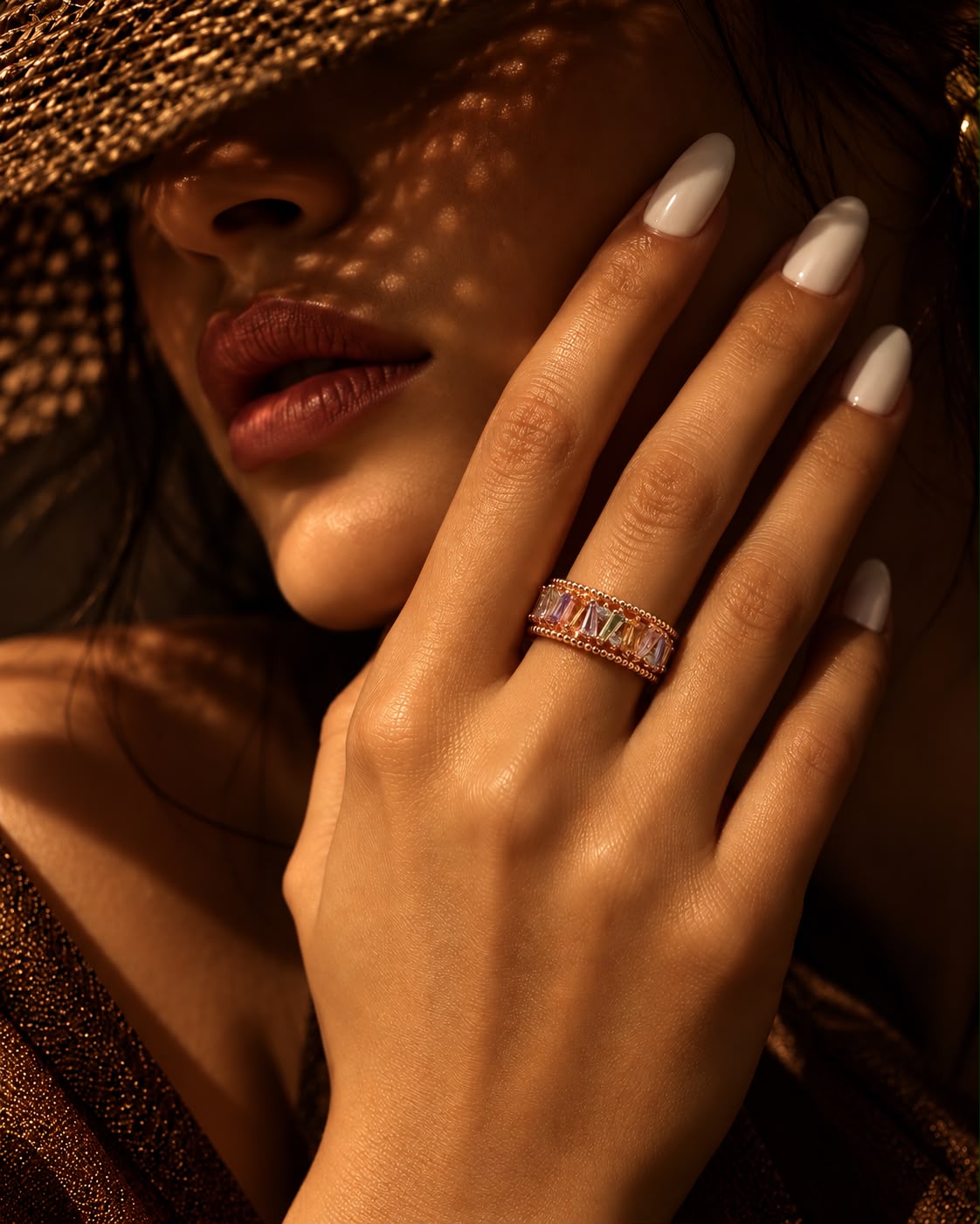 Rosé Radiance Ring