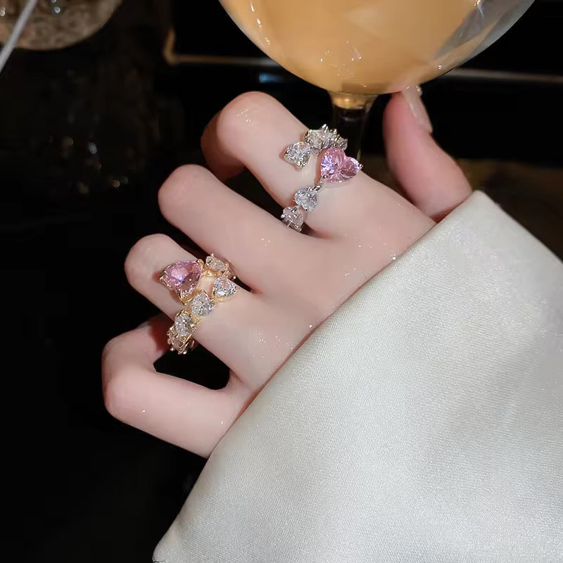 Enchanted Heart Ring - Silver