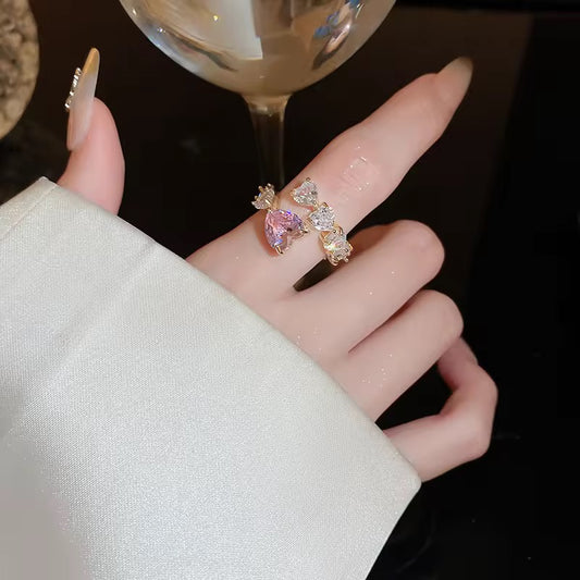 Enchanted Heart Ring - Silver
