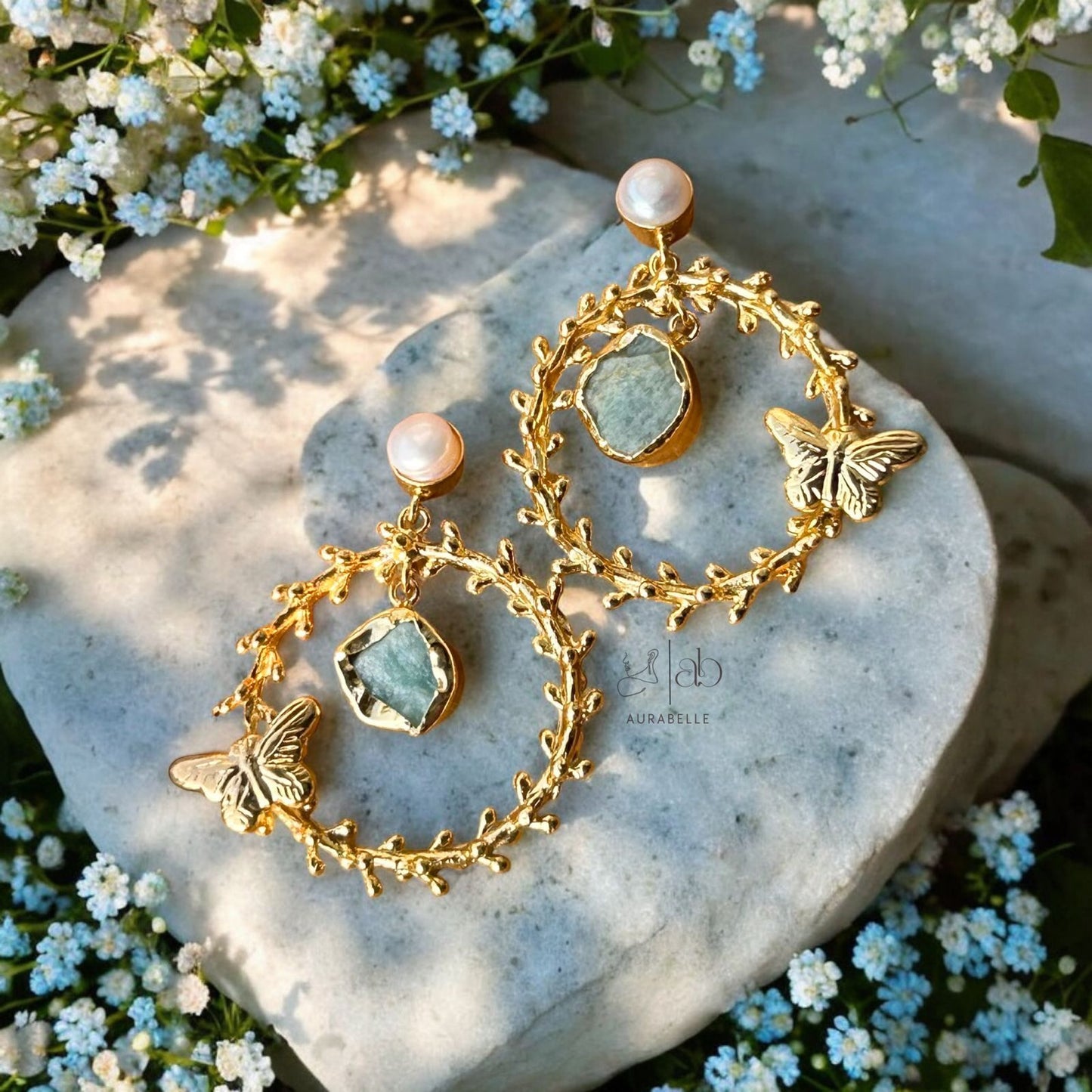 Blossom Butterfly Hoop