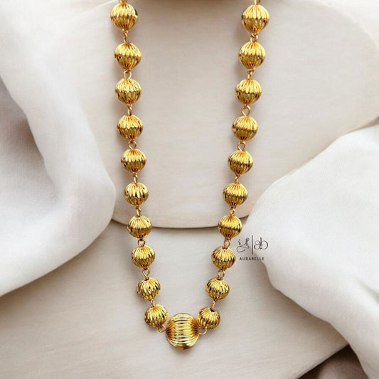 Lustre Bead Statment Necklace