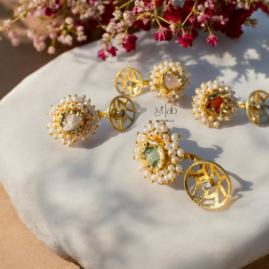 Pearl flower ring