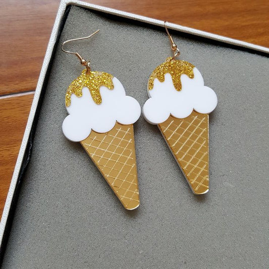 Acrylic Ice cream earrings
