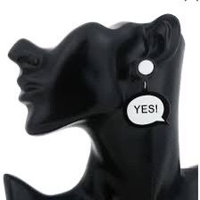 Yes No Earrings