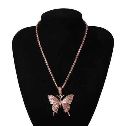 Diamond Butterfly Necklace