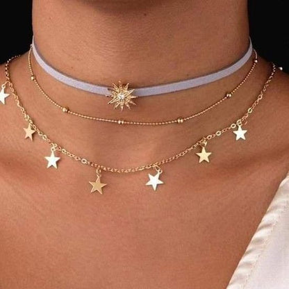 Star Layered Necklace