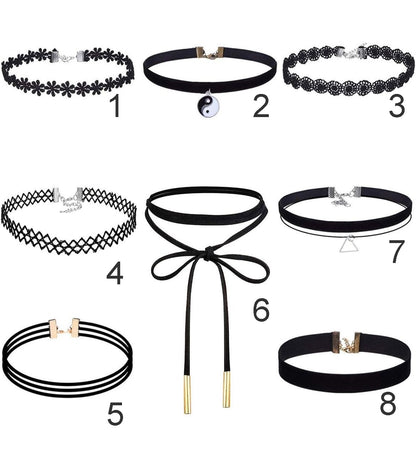 Black Choker Set