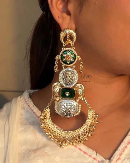 Rani Noor Chandbali  - Green