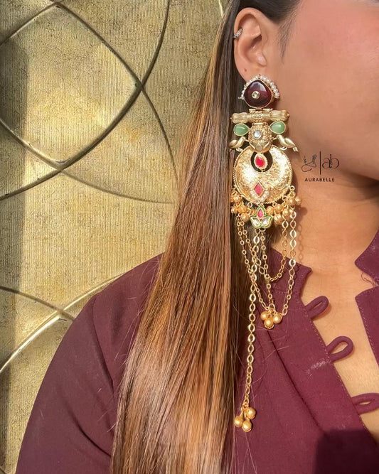 Apsara Chandbali Earrings