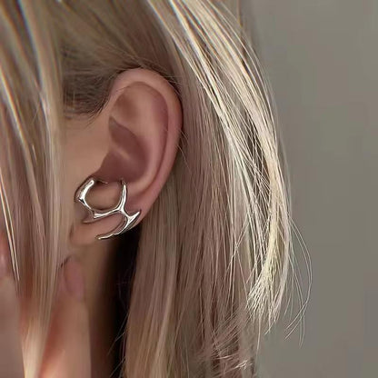 Silver Flux earrings