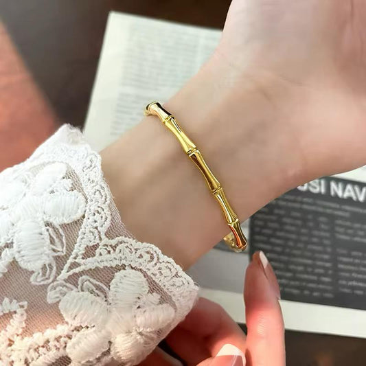Golden Bamboo Bracelet