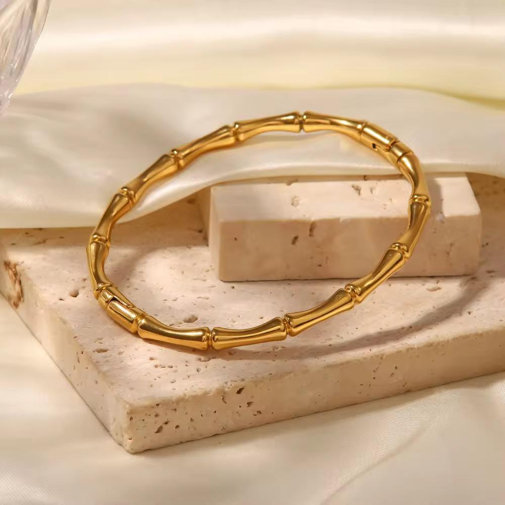 Golden Bamboo Bracelet