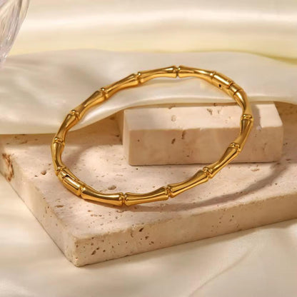 Golden Bamboo Bracelet