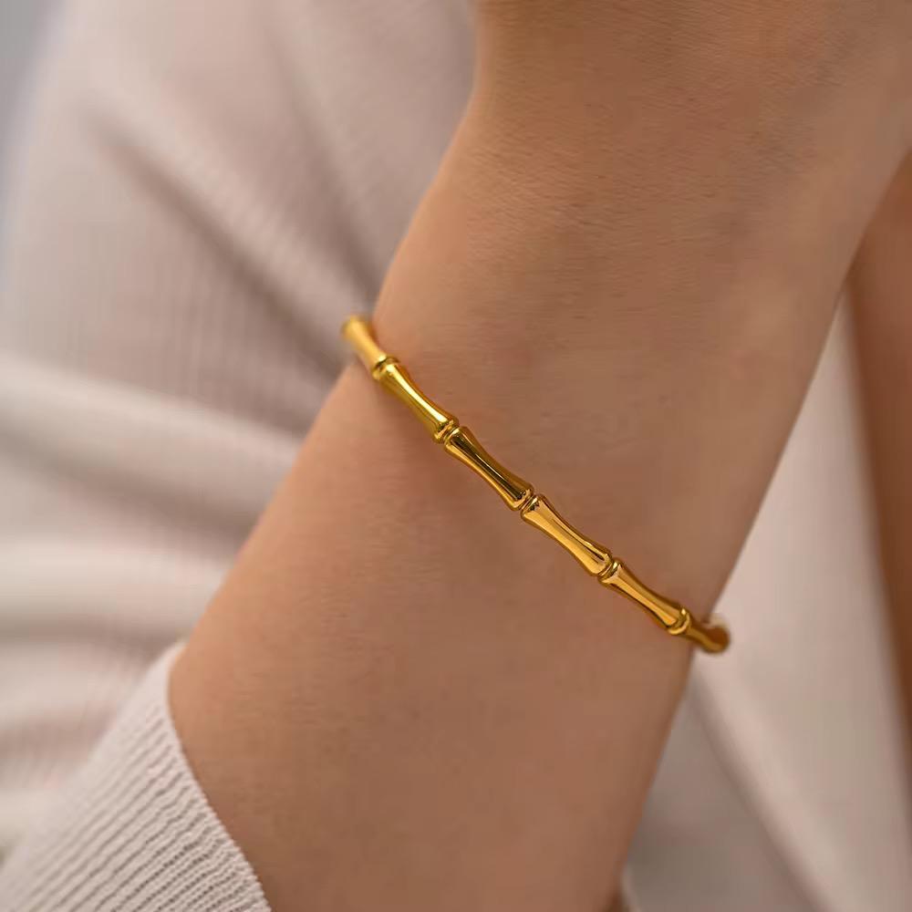 Golden Bamboo Bracelet