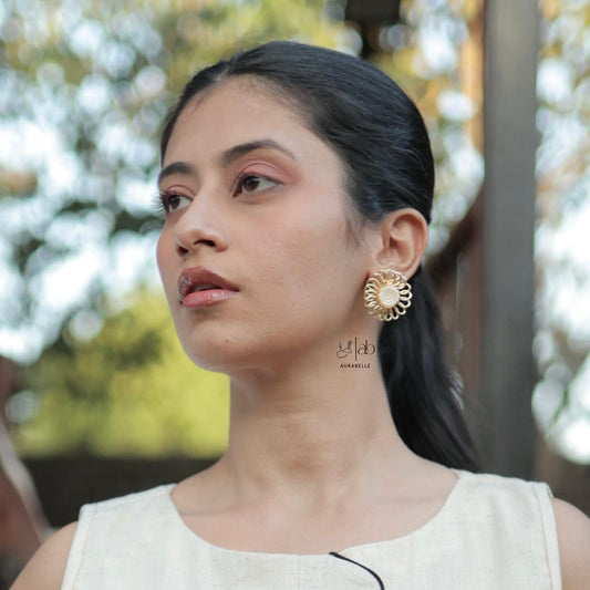 Golden Blume Earrings