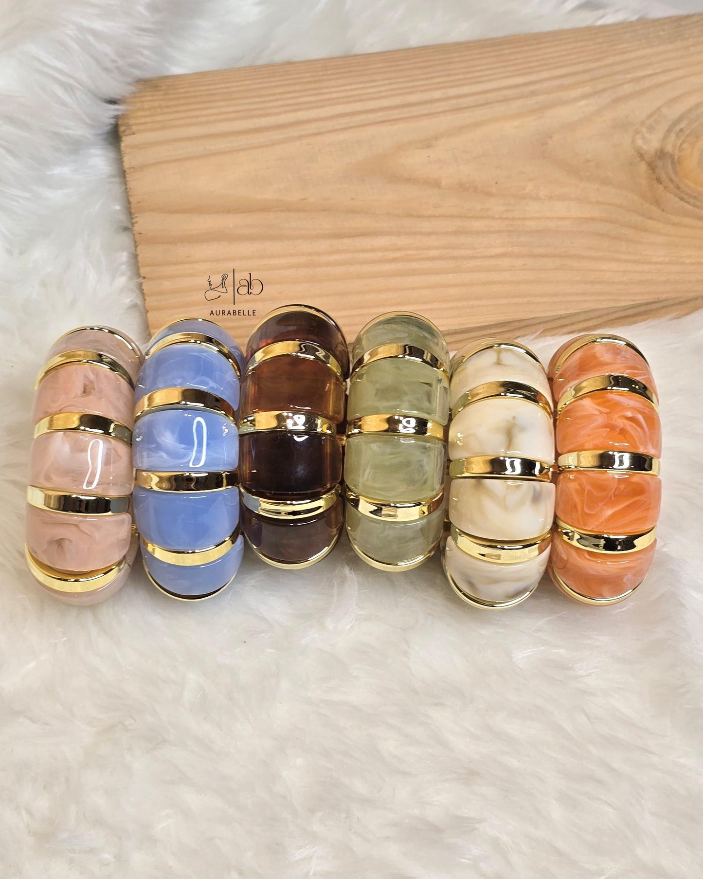 Old School Acrylic Bracelets