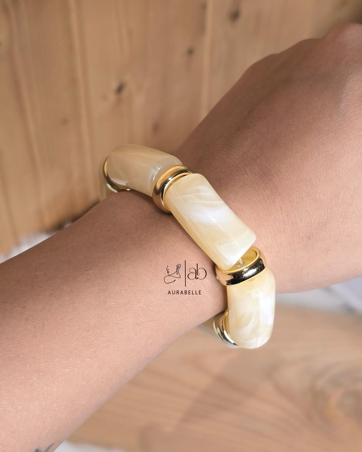 Retro Acrylic Chunky Bracelets- SET