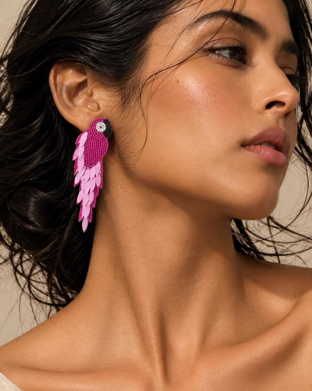 Parrot Beaded Earrings