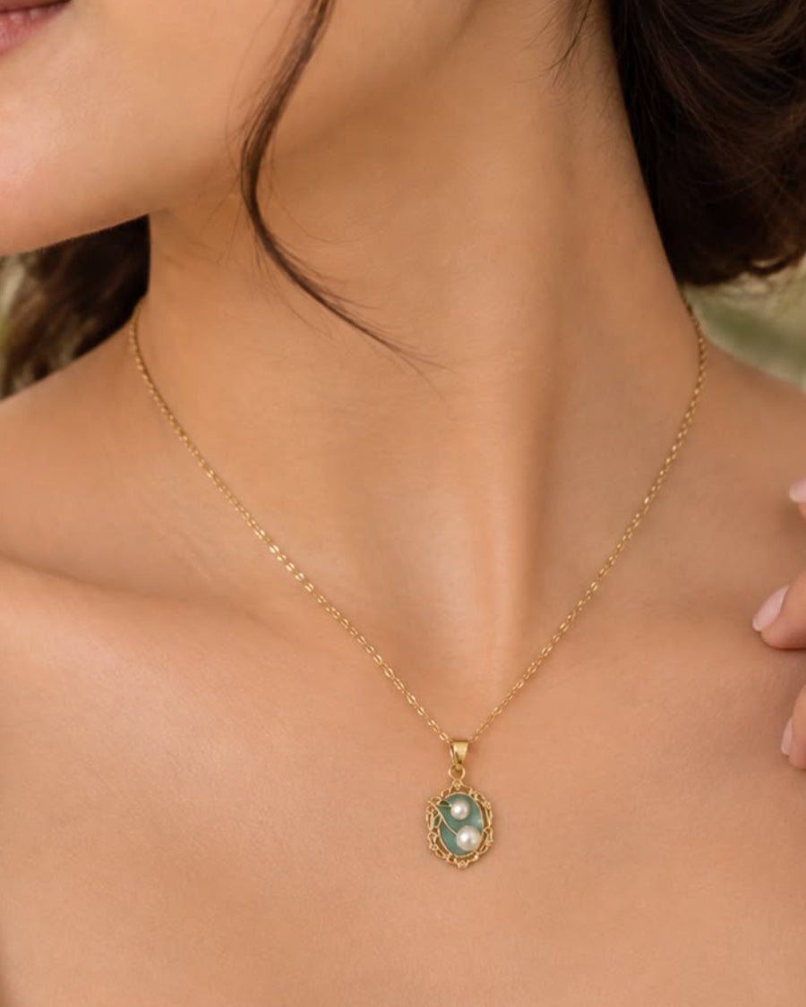 Enamel Necklace - 04