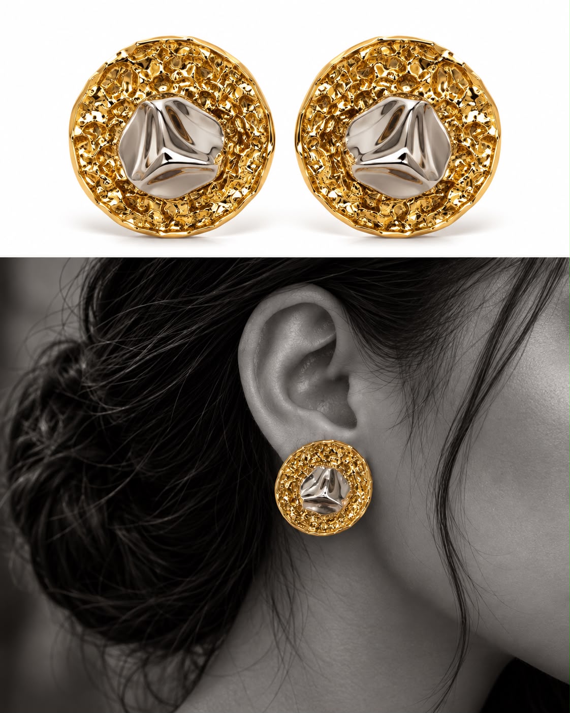 Molten Orbit Earrings