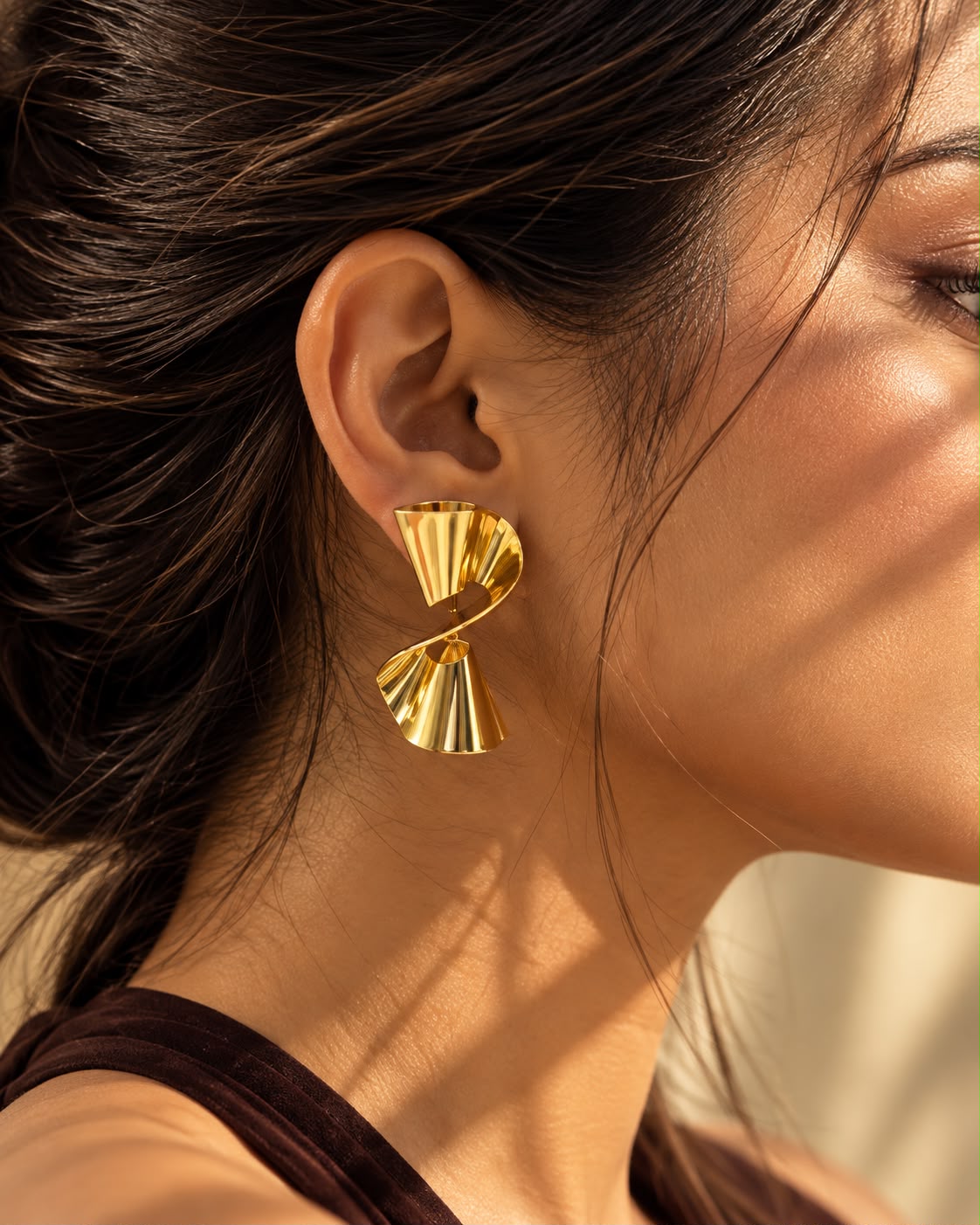 Twist Flare Earrings
