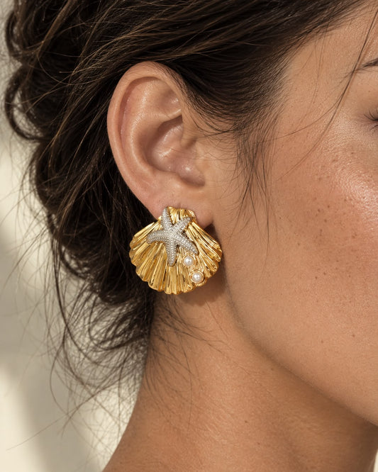 Ocean Charm Earrings