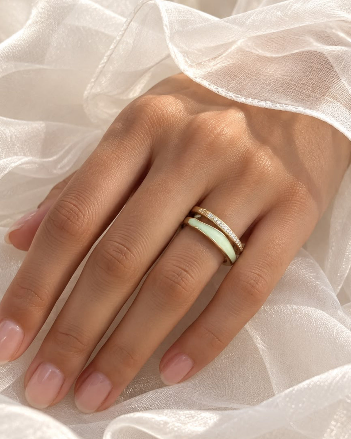 Mint Élan Ring