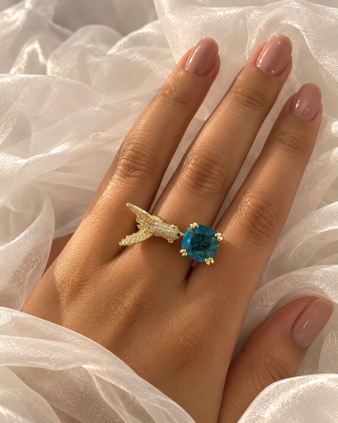 Hummingbird Harmony Ring