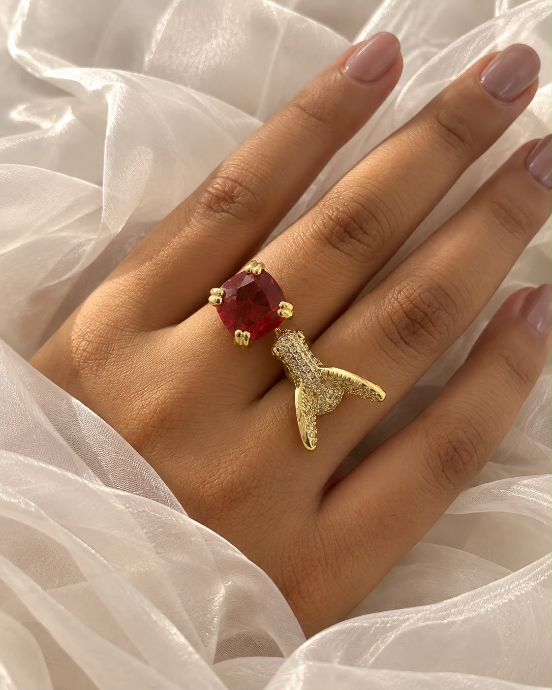 Hummingbird Harmony Ring