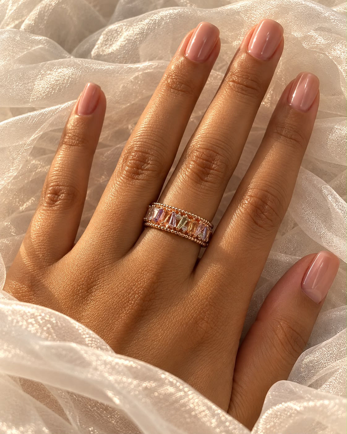 Rosé Radiance Ring