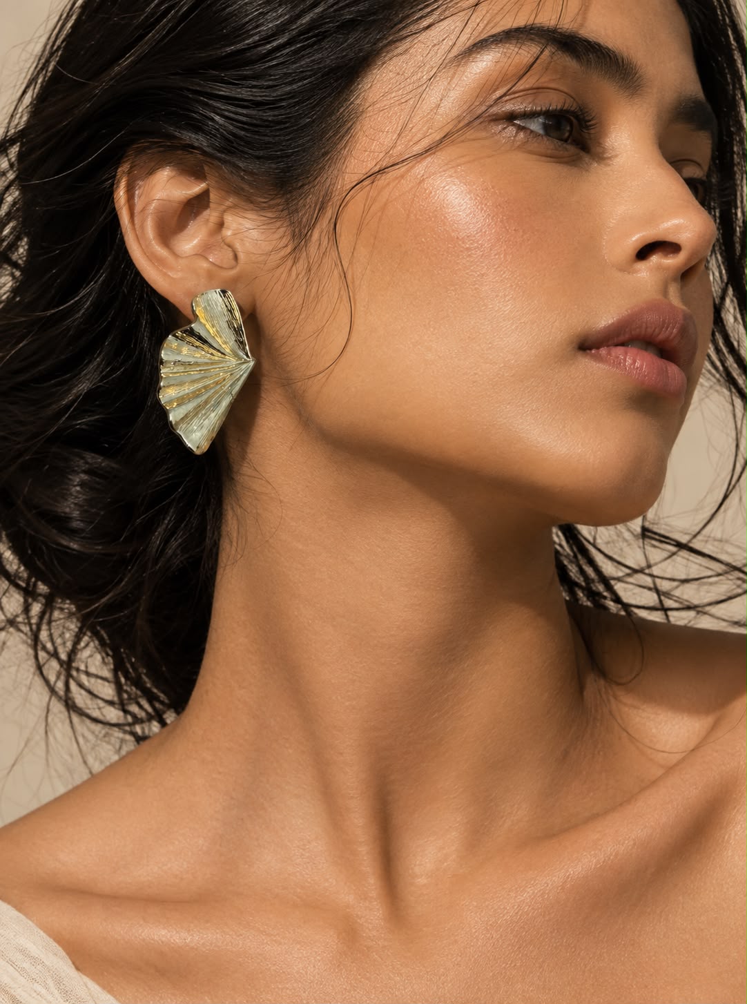 Aurora Fan Earrings