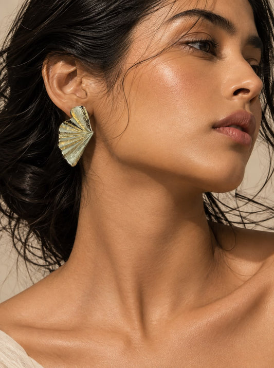 Aurora Fan Earrings