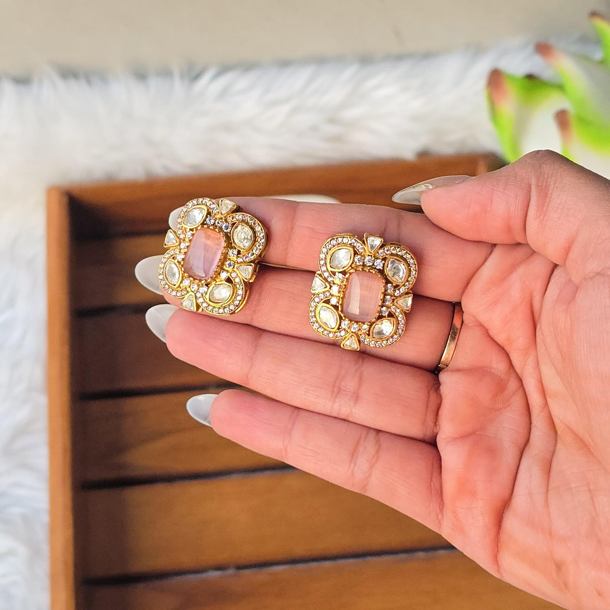Antique Aura Studs